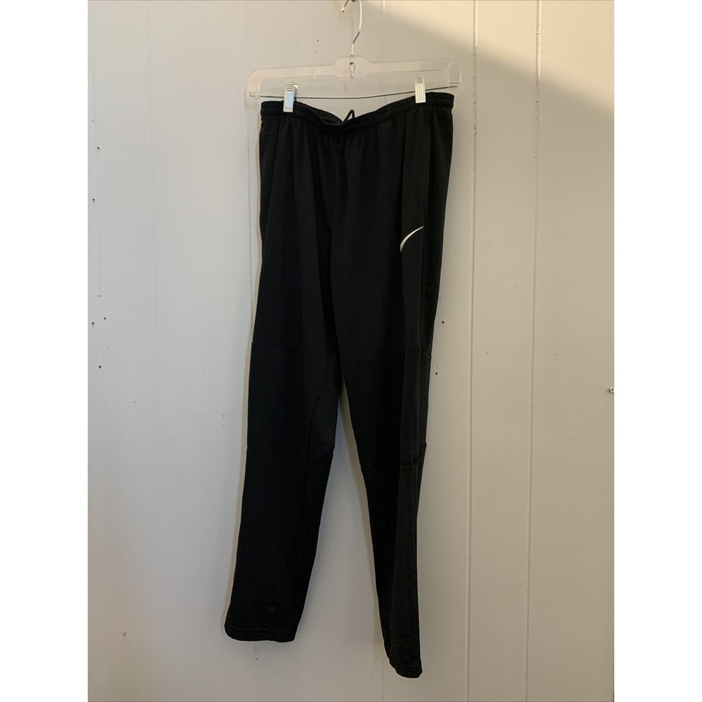 Nike‎ Pants Sweats Women's Small Dri-Fit Athletic Knee Padding Black Gym Swoop